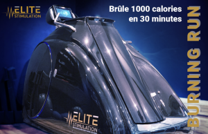 Brûler encore plus de calories avec notre nouvelle technologie dans votre salle d'électrostimulation Elite Stimulation.